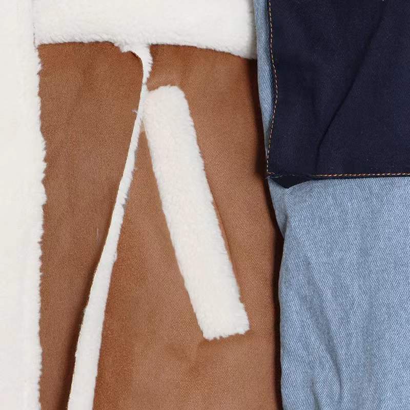 Rosé Mixed-Media Trench